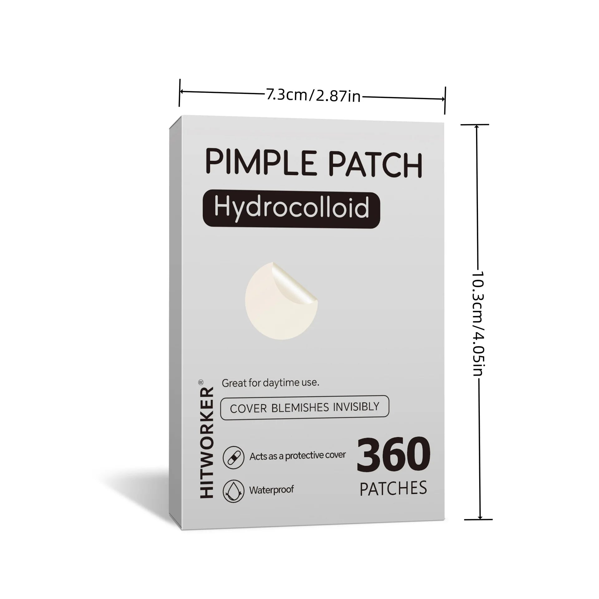 360 Seamlessly Blending Acne Patches. Ultra-Gentle, Waterproof & Breathable for Lasting Care on All Skin.