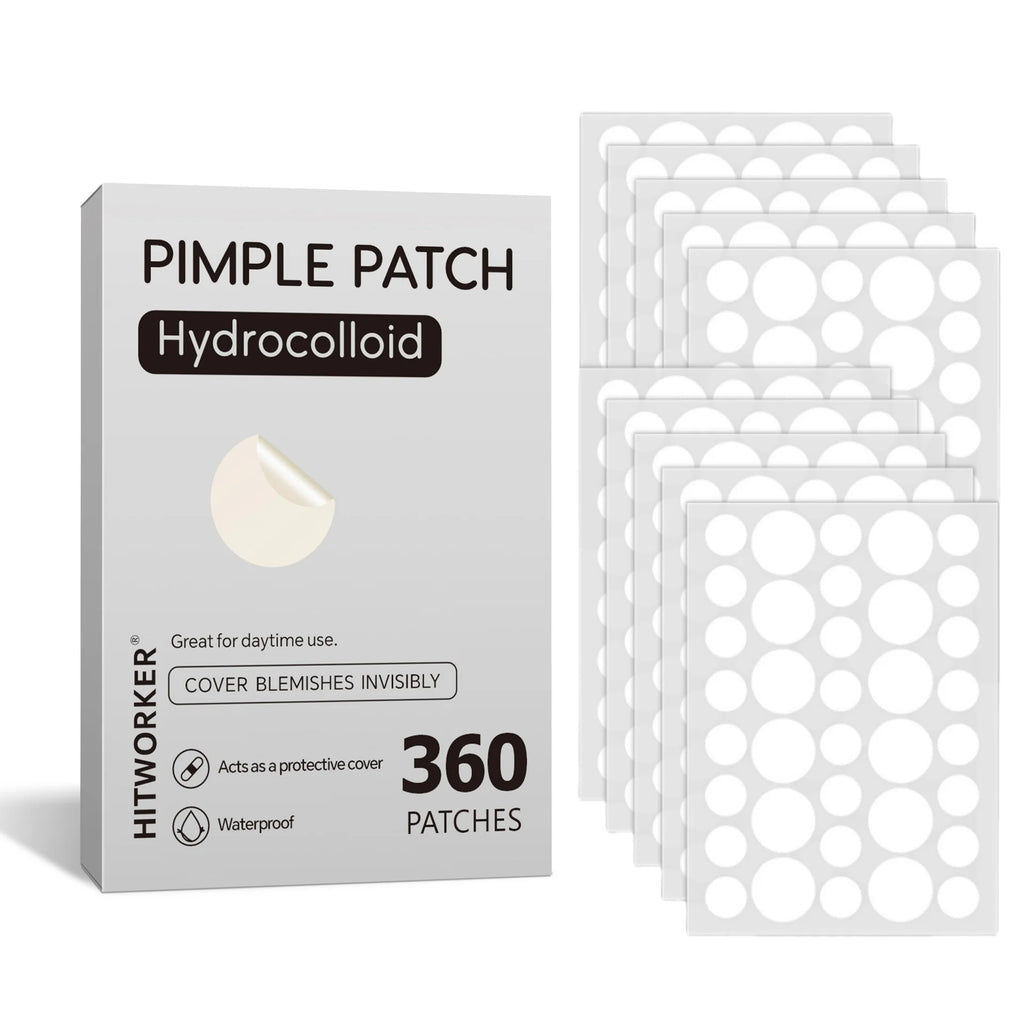 360 Seamlessly Blending Acne Patches. Ultra-Gentle, Waterproof & Breathable for Lasting Care on All Skin.